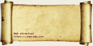 Jakov Kulundžić vizit kartica